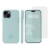 turtleandcase iPhone 15 Plus Silikon Handyhülle & kostenlosem Panzerglas