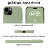 turtleandcase iPhone 15 Plus Silikon Handyhülle & kostenlosem Panzerglas