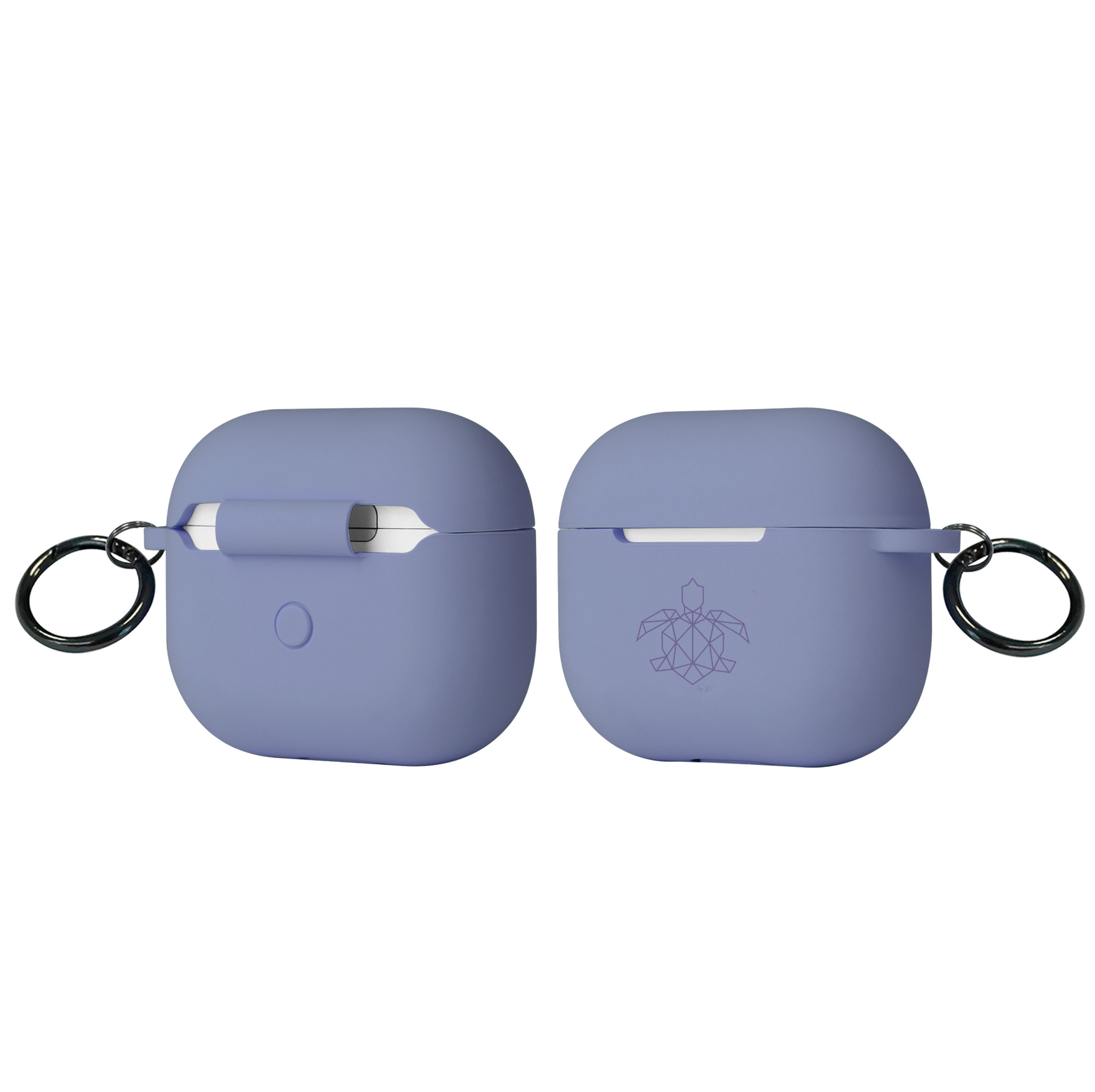 turtleandcase Silikonhülle AirPods 3 Hülle mit Karabiner