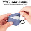 turtleandcase Silikonhülle AirPods 3 Hülle mit Karabiner