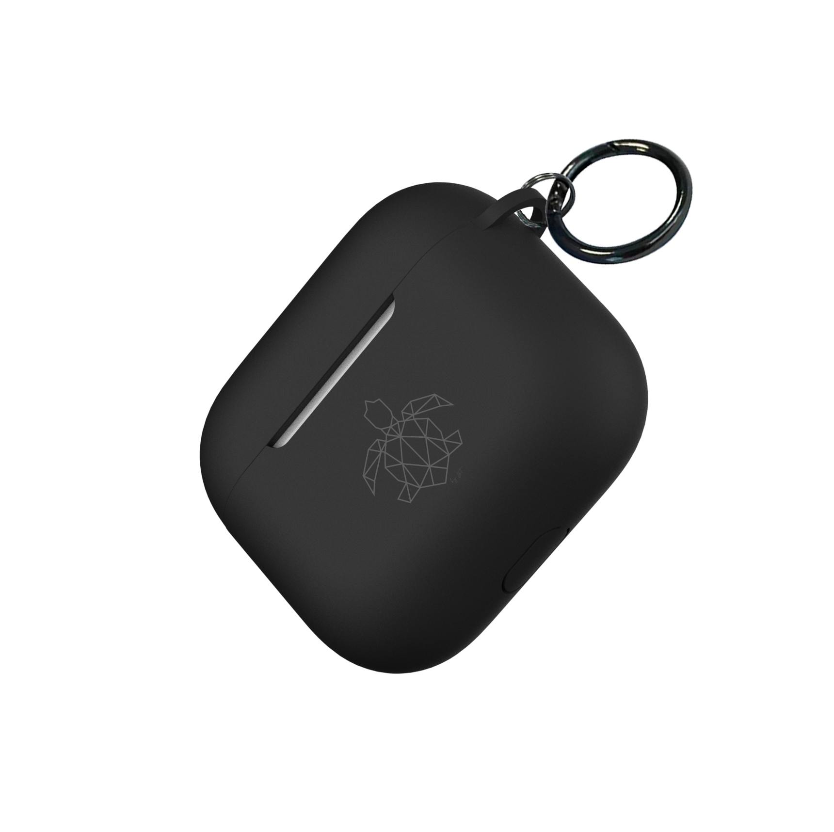 turtleandcase Silikonhülle AirPods 3 Hülle mit Karabiner