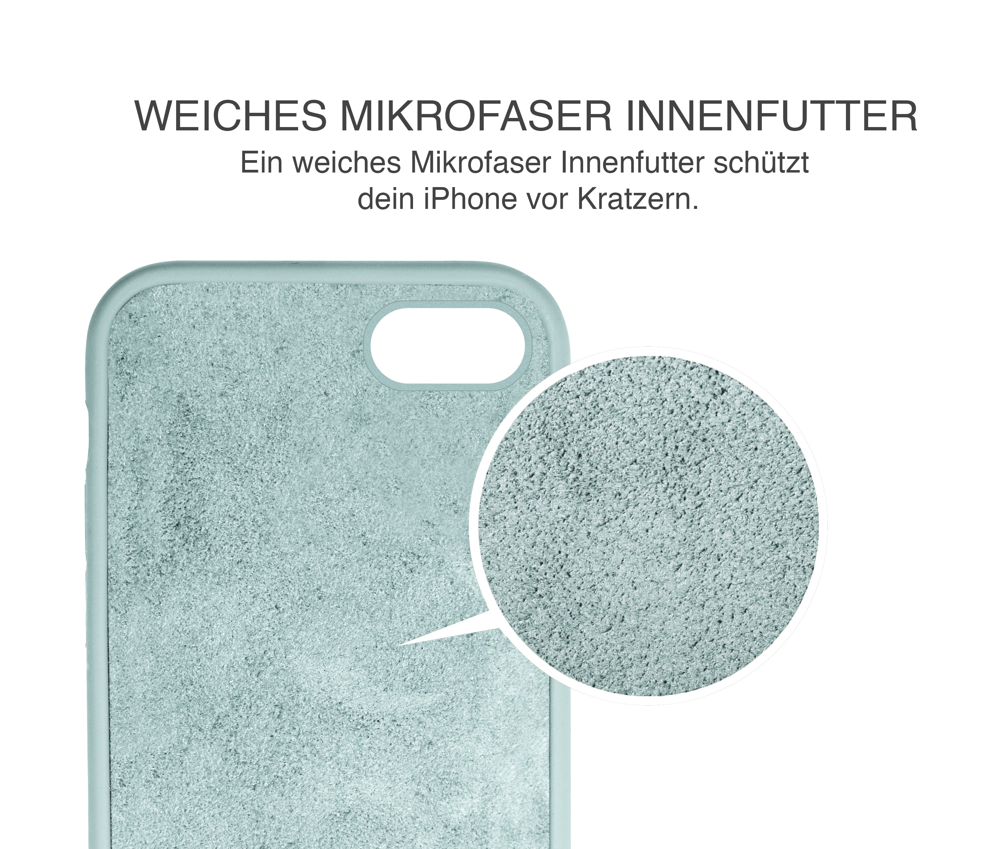 turtleandcase iPhone SE/7/8 Silikon Handyhülle & kostenlosem Panzerglas