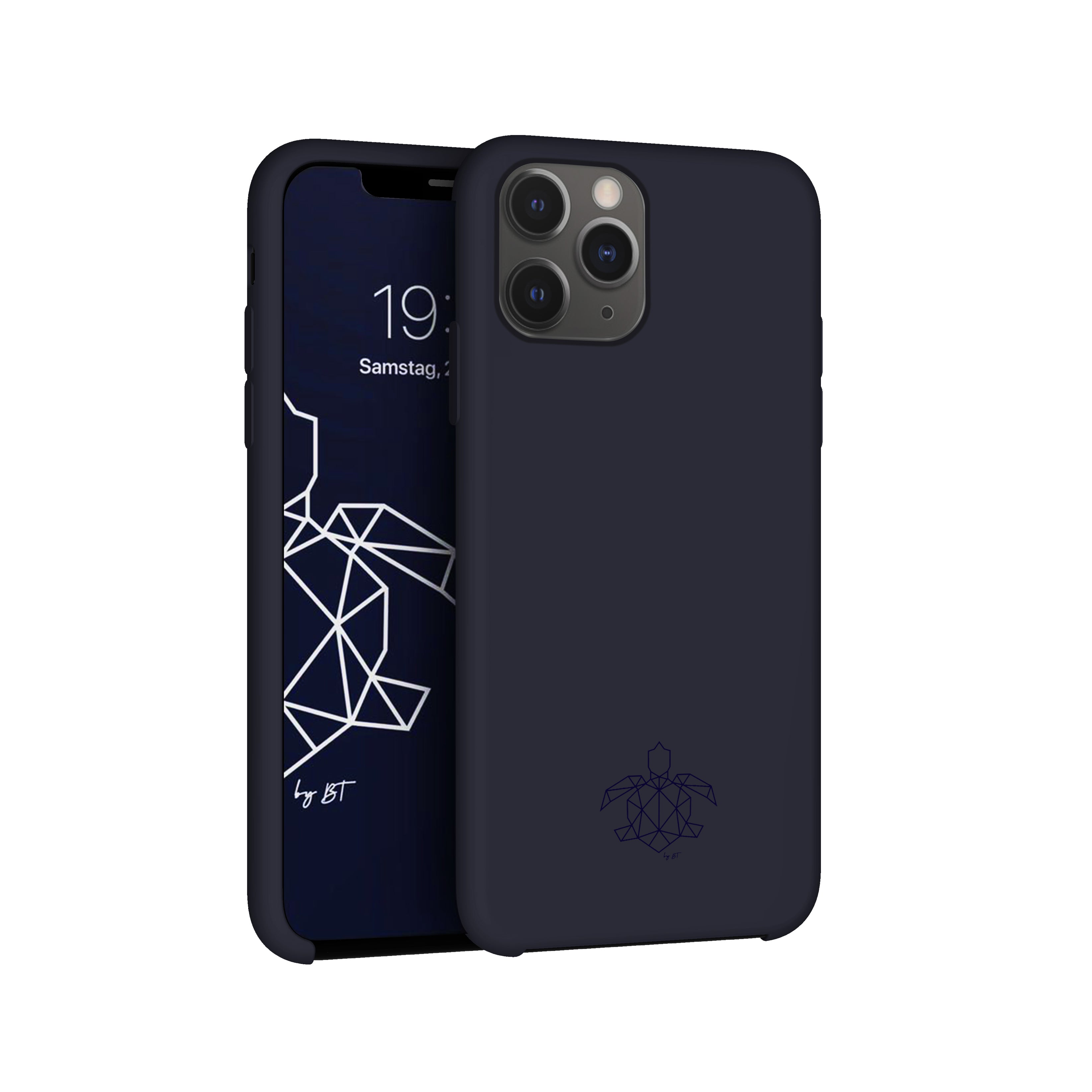 turtleandcase iPhone 11 Pro Silikon Handyhülle & kostenlosem Panzerglas