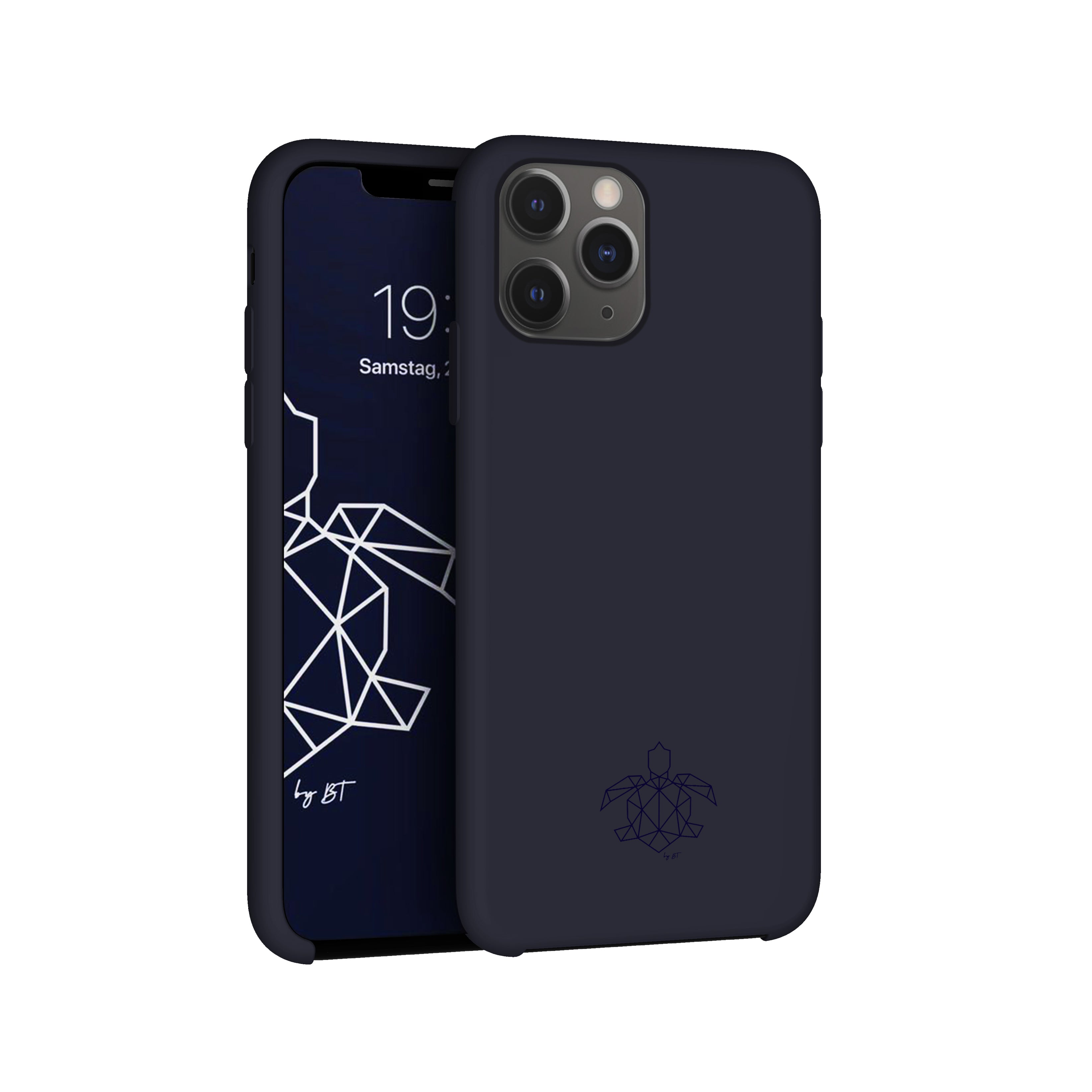 turtleandcase iPhone 11 Pro Max Silikon Handyhülle & kostenlosem Panzerglas