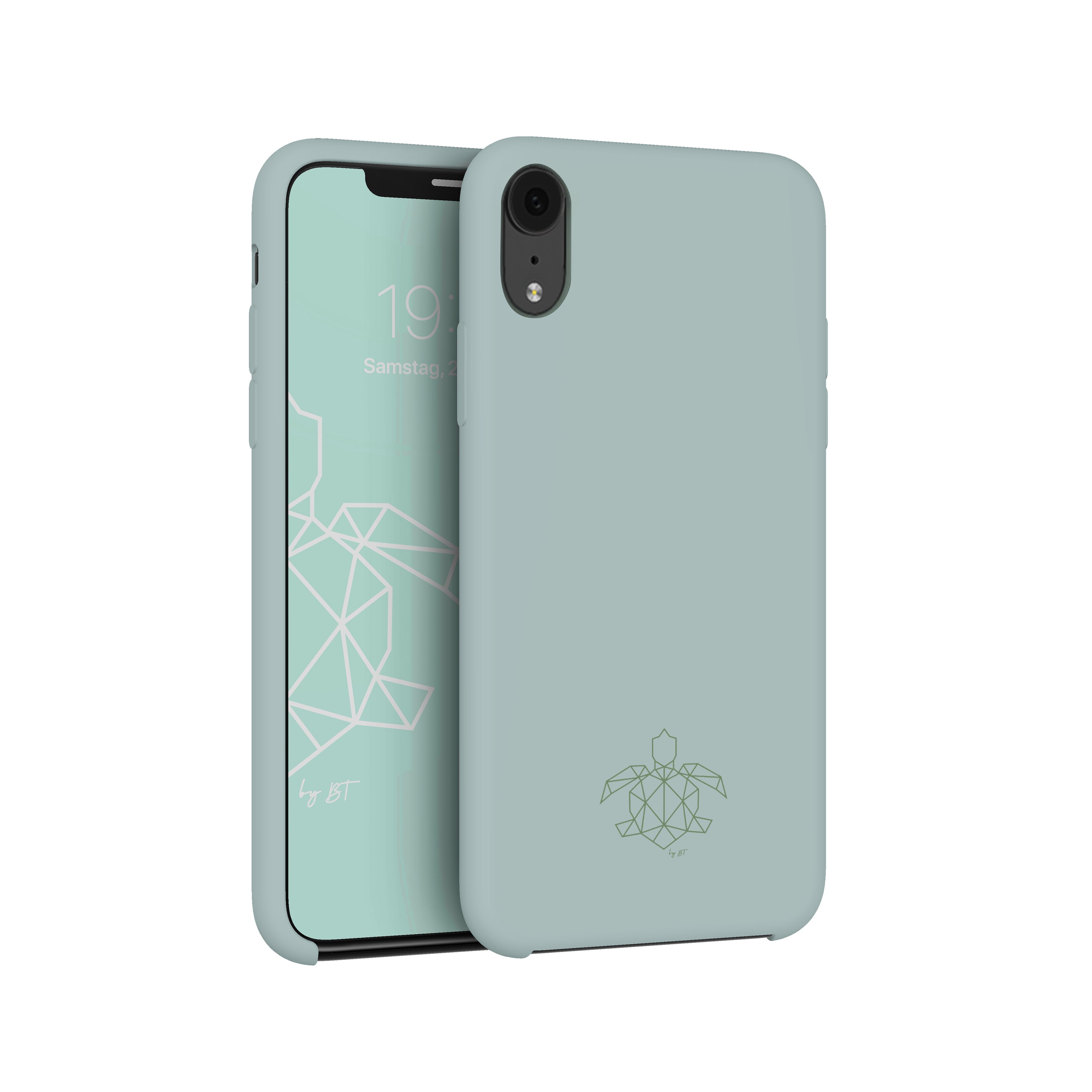 turtleandcase iPhone XR Silikon Handyhülle & kostenlosem Panzerglas