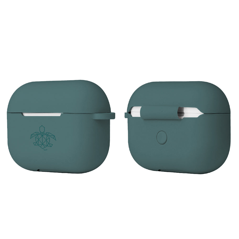 turtleandcase Silikonhülle AirPods 1 & 2 Hülle mit Karabiner