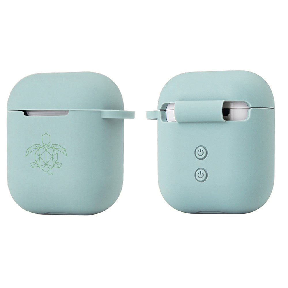 turtleandcase Silikonhülle AirPods 1 & 2 Hülle mit Karabiner