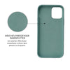 turtleandcase iPhone 12 Mini Silikon Handyhülle & kostenlosem Panzerglas