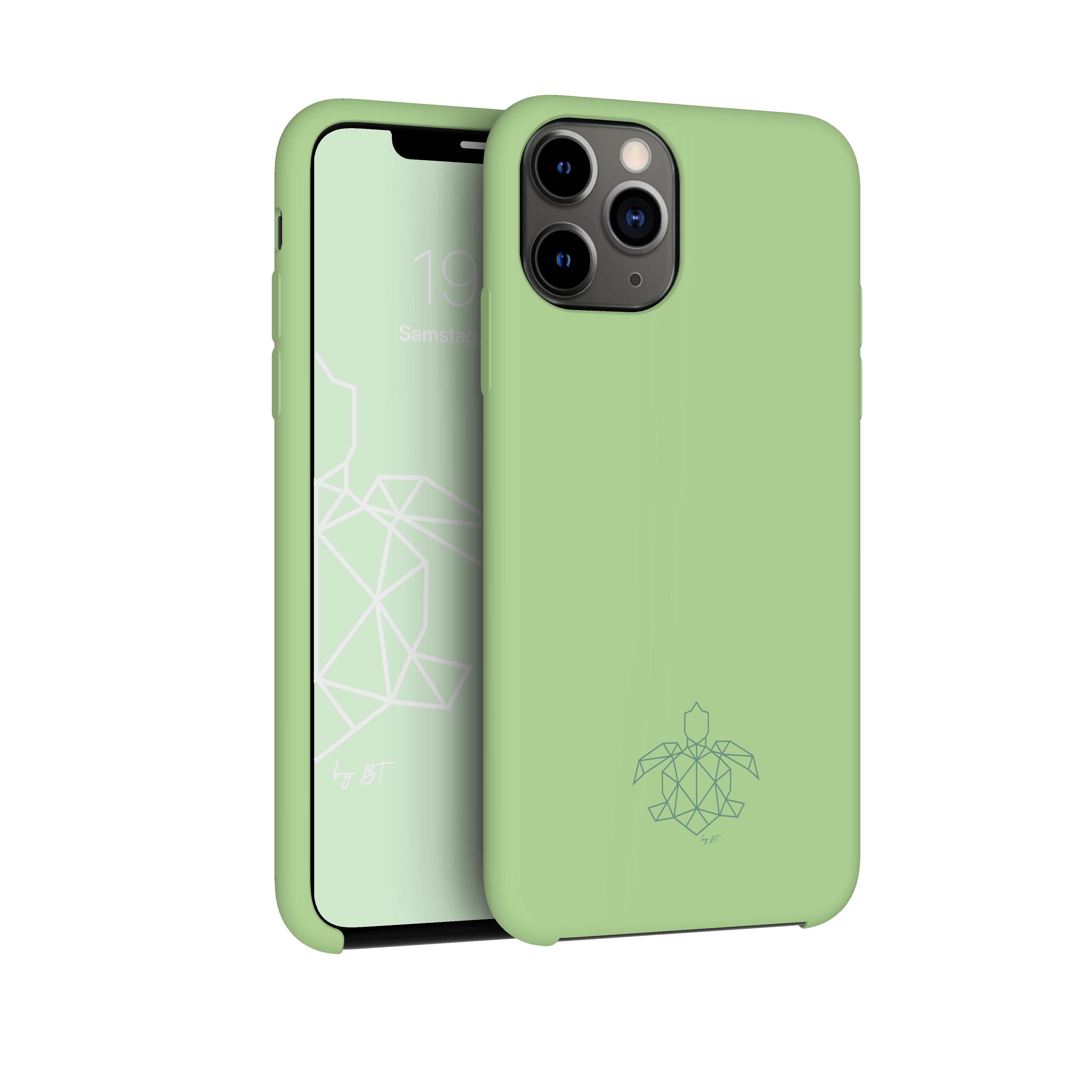 turtleandcase iPhone 11 Pro Max Silikon Handyhülle & kostenlosem Panzerglas