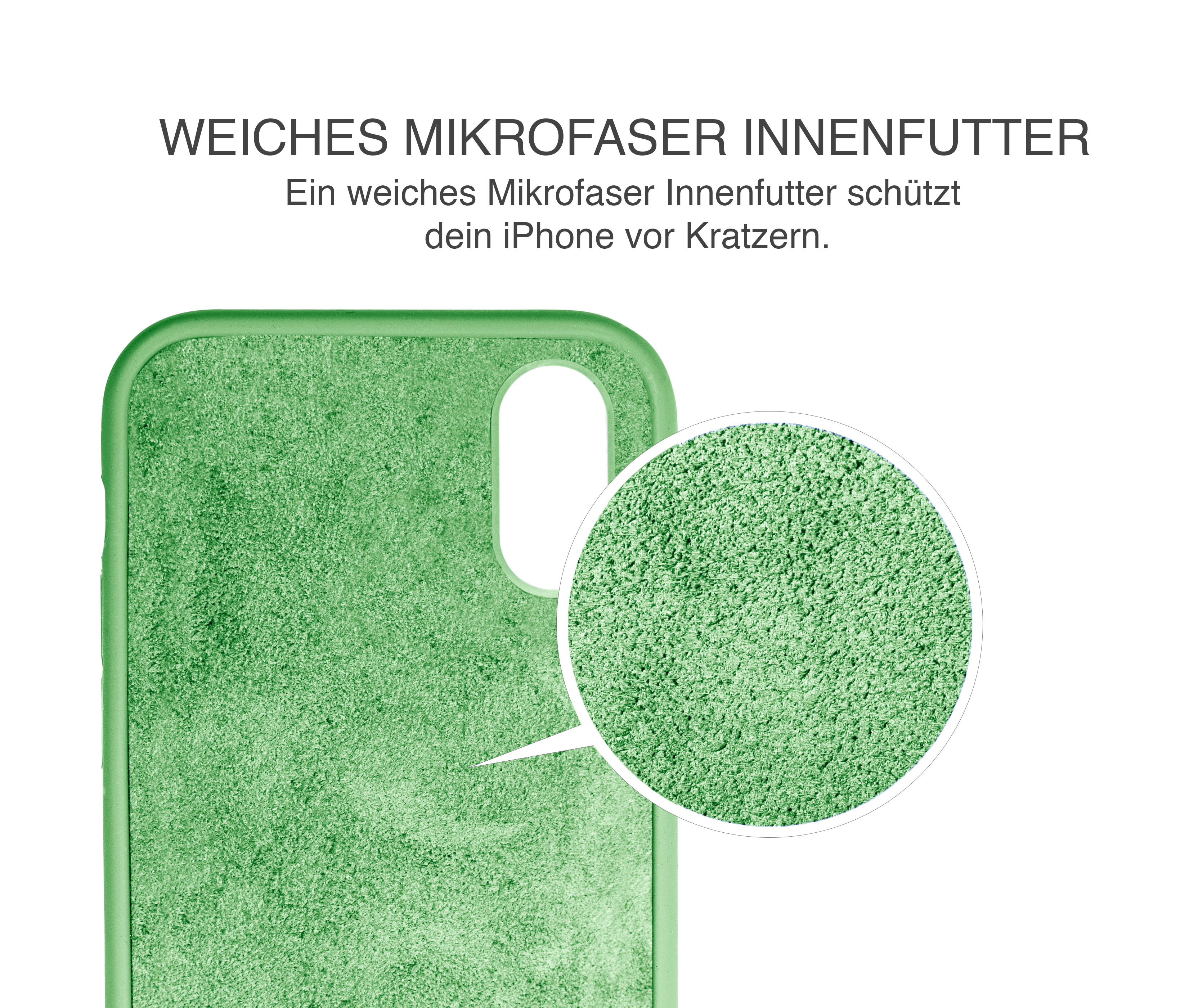 turtleandcase iPhone XR Silikon Handyhülle & kostenlosem Panzerglas